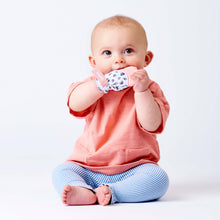 Load image into Gallery viewer, MonkeyTots Baby Teething Mitten (Coral Crush)
