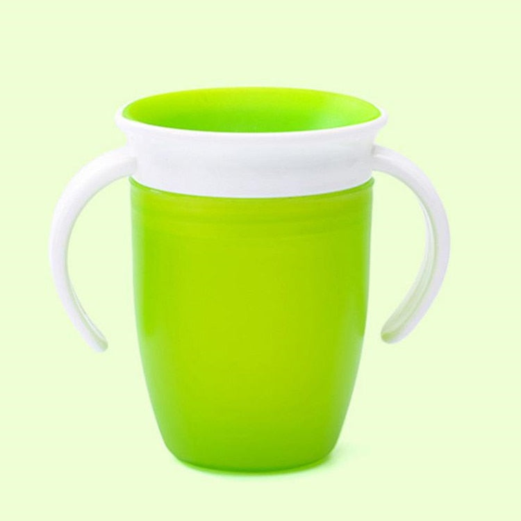 MonkeyTots Unspillable Sippy Cup - Allow your Baby to Independently Drink Without Worrying About Spillages