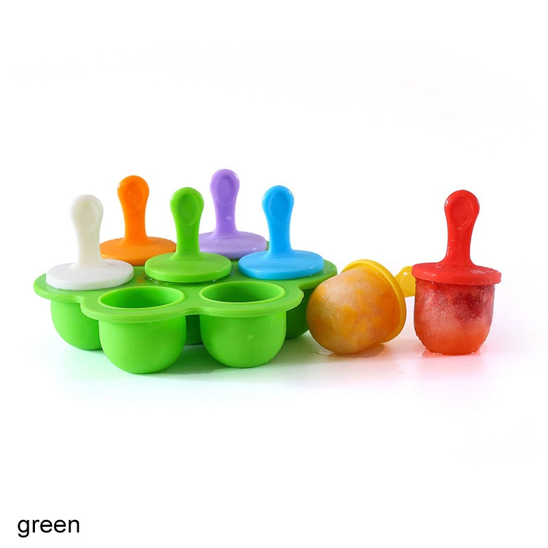 MonkeyTots Popsicle Moulds - Perfect Introduction to Solid Foods and Soothing Aide for Sore Teething Gums