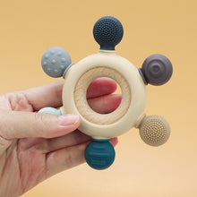 Load image into Gallery viewer, MonkeyTots™ Textured Captain&#39;s Wheel Teether - Soothing Pain Relief for Teething Babies (age 3m+)
