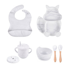 Load image into Gallery viewer, MonkeyTots 6 Piece Weaning Starter Set - The Perfect Bundle to Introduce your Baby to Solid Foods
