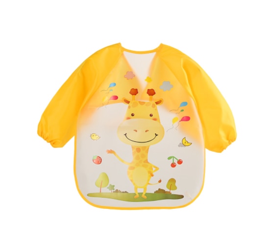 MonkeyTots Waterproof Smock - Ideal for Staying Clean During Activities and Mealtimes