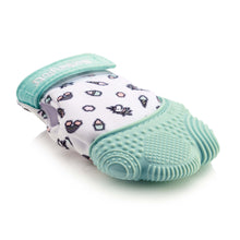 Load image into Gallery viewer, MonkeyTots Baby Teething Mitten (Misty Jade)
